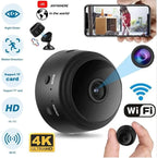 BharatRad 4K Mini Wi-Fi Security Camera | Night Vision CCTV | Motion Detection | Rechargeable | Watch Live from Anywhere in India