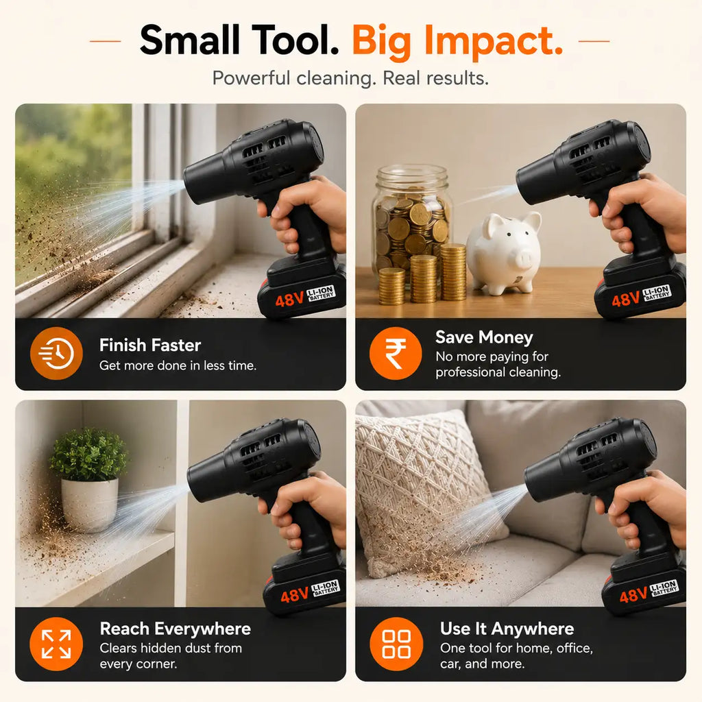 Ayovya™ Cordless Car & Home Air Blower (20000 RPM)