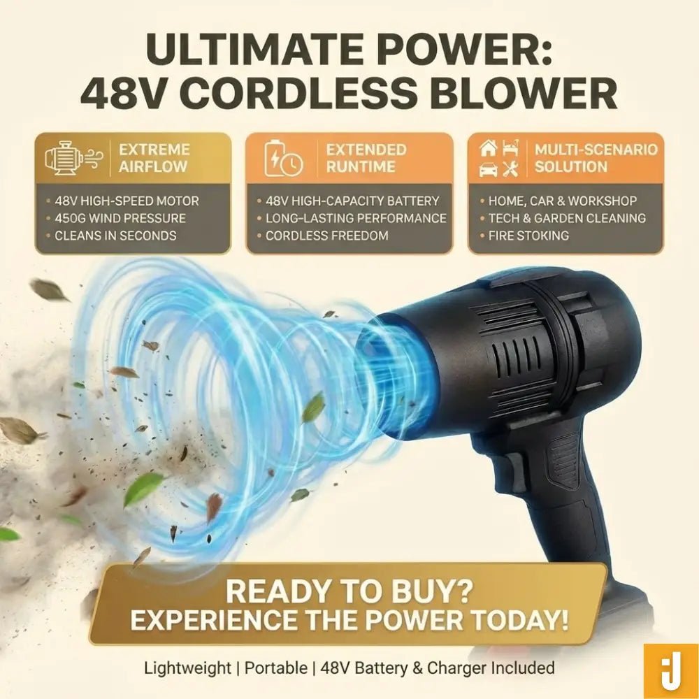 Ayovya Turbo Air Blower for Car Drying – Side View