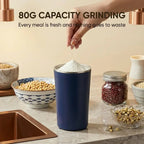 Portable Mini Mixer Grinder | One-Touch Grinder for Spices, Nuts & Herbs